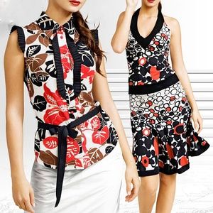 BUTTON DOWN BLOUSE SLEEVELESS MADE IN EUROPE